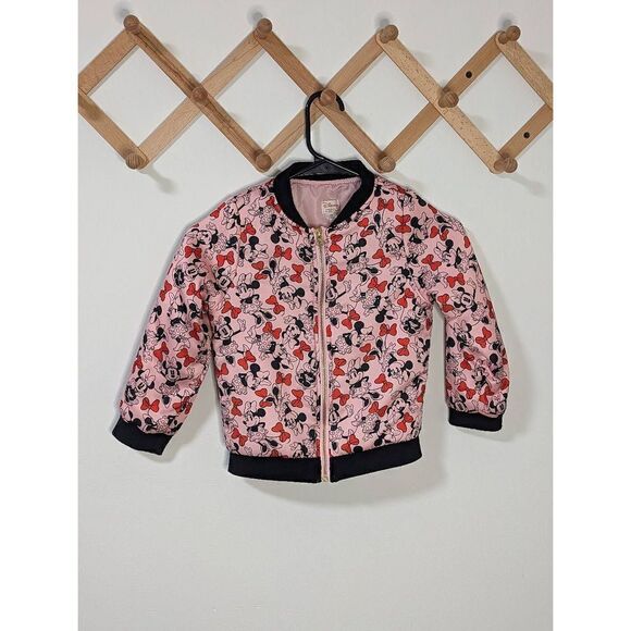 Disney Collection by Tutu Couture Pink Minnie Mouse Jacket - Size 5/6 - Picture 1 of 4